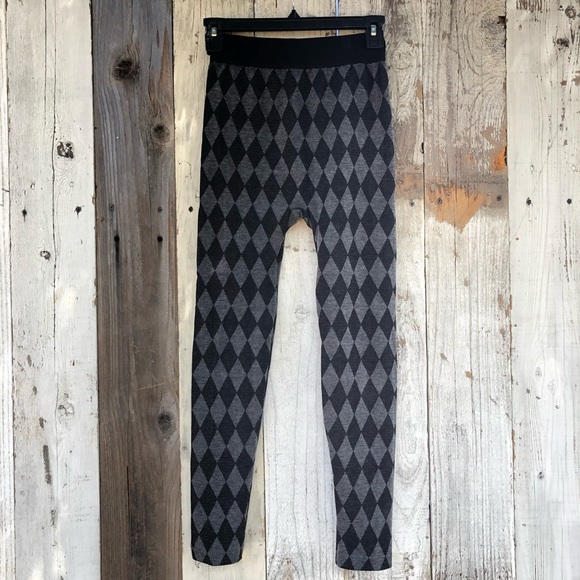 🐰 Diamond Leggings Lattice Pattern - Picture 1 of 5